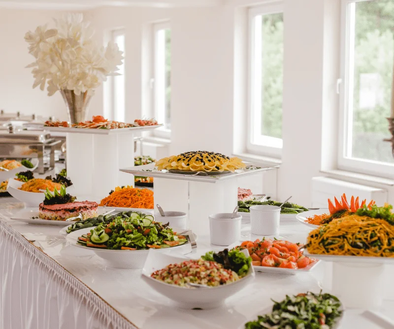 banner buffet dịch vụ catering don