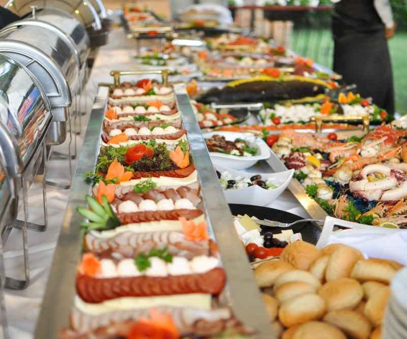 tiệc buffet dịch vụ catering don