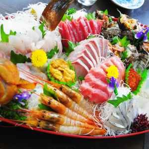 menu buffet sashimi dịch vụ catering don